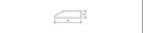 Molding: D-04 Bevel Doorstop 1-3/8"