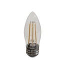 RENO Lighting: LED Candle Filament E12 Base B10 330 DEG 5W-500LM Dimmable 2700K, 120VAC