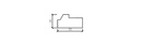 Molding: S-04 Bevel Step Back Band 1-1/3"