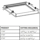 ARF Plaster Recessed Frame (3 Size Available)