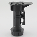 EUROFIT-Standard Cabinet Leg - Black - Plastic CL-T2A100/120/150
