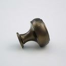 K-62343 Knob - (Diameter 33 x H33mm) Satin Nickel/Honey Brown Finished