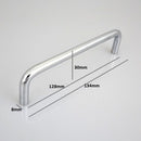 H-002 Delta Satin Nickel/ Chrome Finished Handle  (2 Size Available)