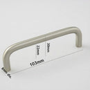 H-002 Delta Satin Nickel/ Chrome Finished Handle  (2 Size Available)