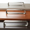 H-303-160 Ultimate - Satin Nickel/Chrome Finished (L167 x W16 x H38 mm) Handle