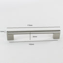 H-508 / Series Glamorous / Satin Nickel Finished With Solid Steel (6 Size Available)