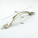 H-61008-128 / BSS Satin Nickel/ Matt Black Chrome Finished Handle