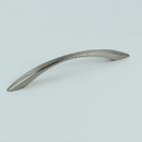 H-61158-160 Curvy Satin Nickel/ Chrome Finished Handle
