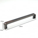 H-61364  Matt Black Chrome/ Satin Nickel/ Oil Brushed Finished Handle (2 Size Available)