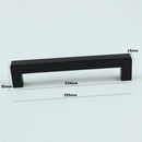 H-69501 BK Futuristic Black Nickel Finished Handle (4 Size Available)