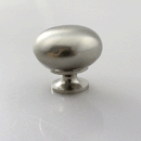 K-073BSS Illustration Knob (Diameter 32 x H22mm) Satin Nickel/Black Chrome/Chrome Finished