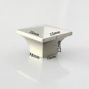 K-264CP Dazzle Knob - (L32 x W32 x H22) Chrome/Satin Nickel Finished