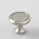 K-325 Buzz Knob - Satin Nickel Finished (Diameter 31 x H24mm)