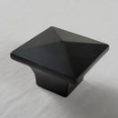 K-264 Dazzle Knob - (L32 x W32 x H22)  Black Nickel
