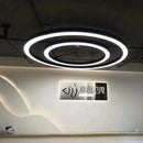 LED Round Linear Light 4000K 2000 Lumens 120-240VAC, UL & cUL Listed - Black 20W/40W