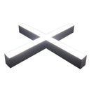 LED Cross Linear Light 40W,  4000K 4000 Lumens 100-240VAC, UL & cUL Listed Black/Silver Shell