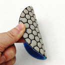 7pcs 100MM Resin Bond Diamond Polishing Pads+1pc M14 Aluminum Base Backer, Sanding Disc Granite Marble Polishing Disc