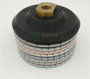 8 pcs 4"/100MM Diamond White Resin Bond Wet Flexible Polishing Pads With Backer Sanding Disc Marble Granite Polishing