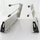 Eurofit Soft Close Drawer H204mm with railing STANDARD DOUBLE WALL DRAWER SD-B204 (5 Size Available)