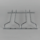 Wine Glass Hanger Under Cabinet Stemware Holder W5½" x D10½" x H1⅝" , 1 Row/ 2 Row/ 3 Row