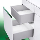 GRASS -Vionaro Drawer Inset Front Panel- Silver Grey (2 Size Available)