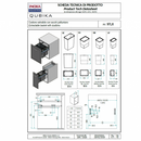 Qubika INOXA Italy Waste Bin Interior W16.25" D20" H23" - XQU-218